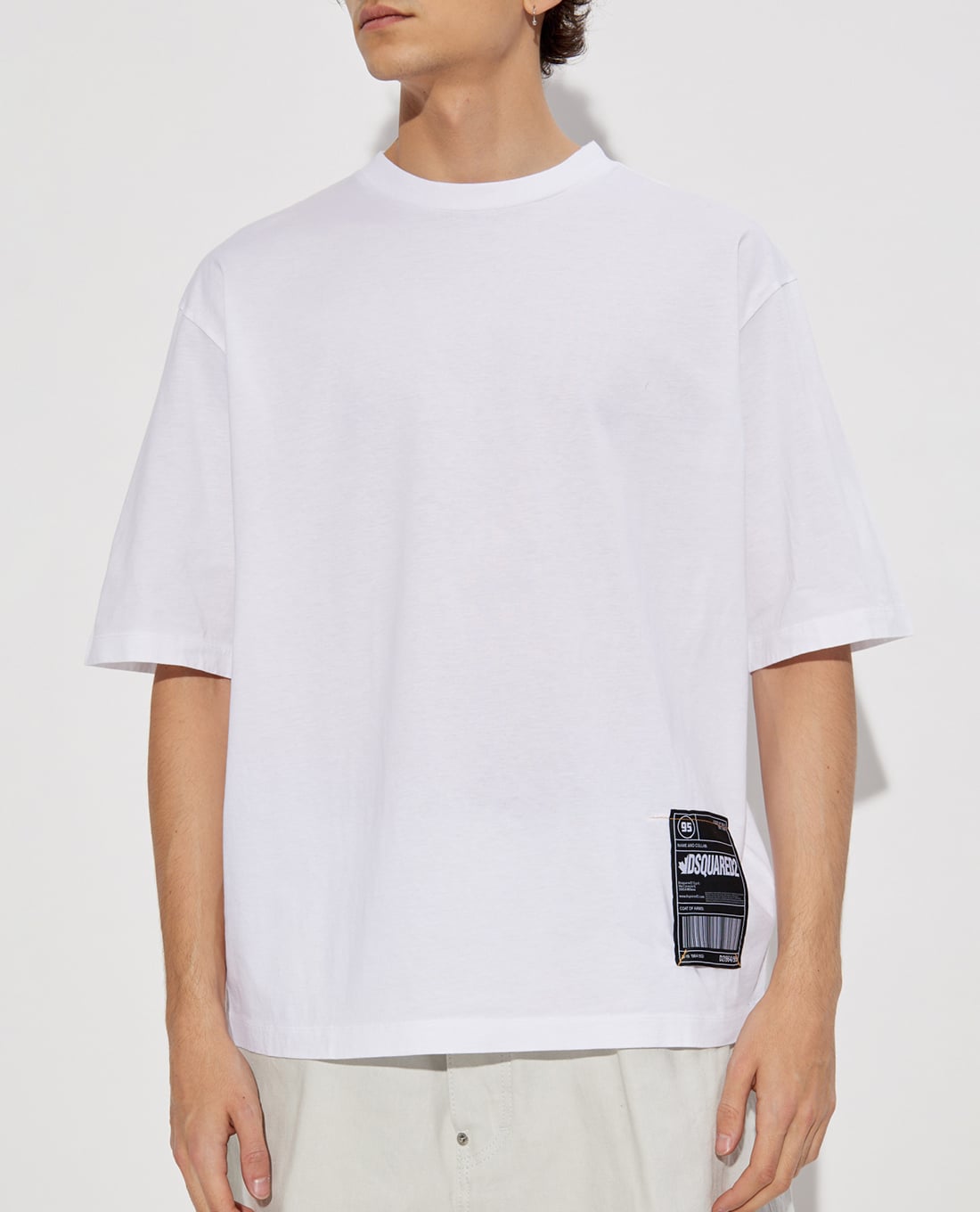 DSQUARED2 - Áo thun nam cổ tròn tay ngắn thời trang