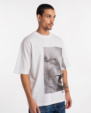  DSQUARED2 - Áo thun nam cổ tròn tay ngắn họa tiết 