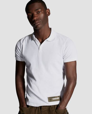  DSQUARED2 - Áo thun polo nam trơn Dsquared2 