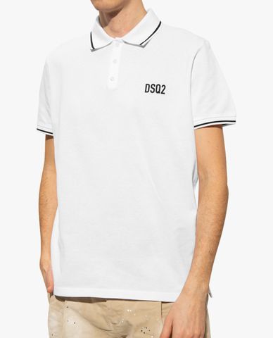  DSQUARED2 - Áo polo nam ngắn tay cổ bẻ thời trang 