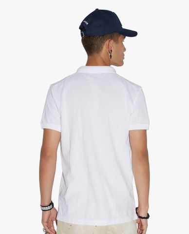  DSQUARED2 - Áo polo nam ngắn tay phom suông Logo 