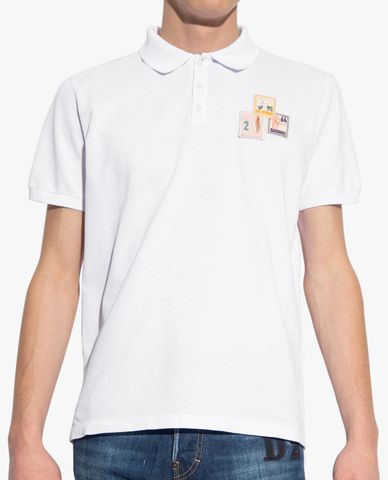  DSQUARED2 - Áo polo nam ngắn tay cổ bẻ thời trang 