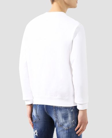  DSQUARED2 - Áo sweater nam tay dài RTW Red and Black 