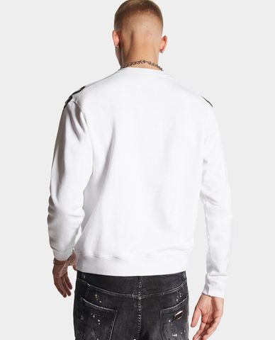  DSQUARED2 - Áo sweatshirt nam cổ tròn cá tính Gothic 