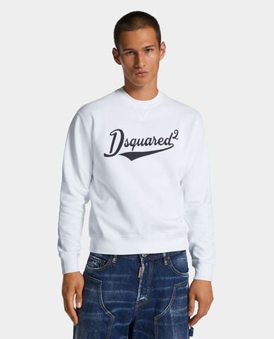  DSQUARED2 - Áo sweatshirt nam cổ tròn tay dài Cool 