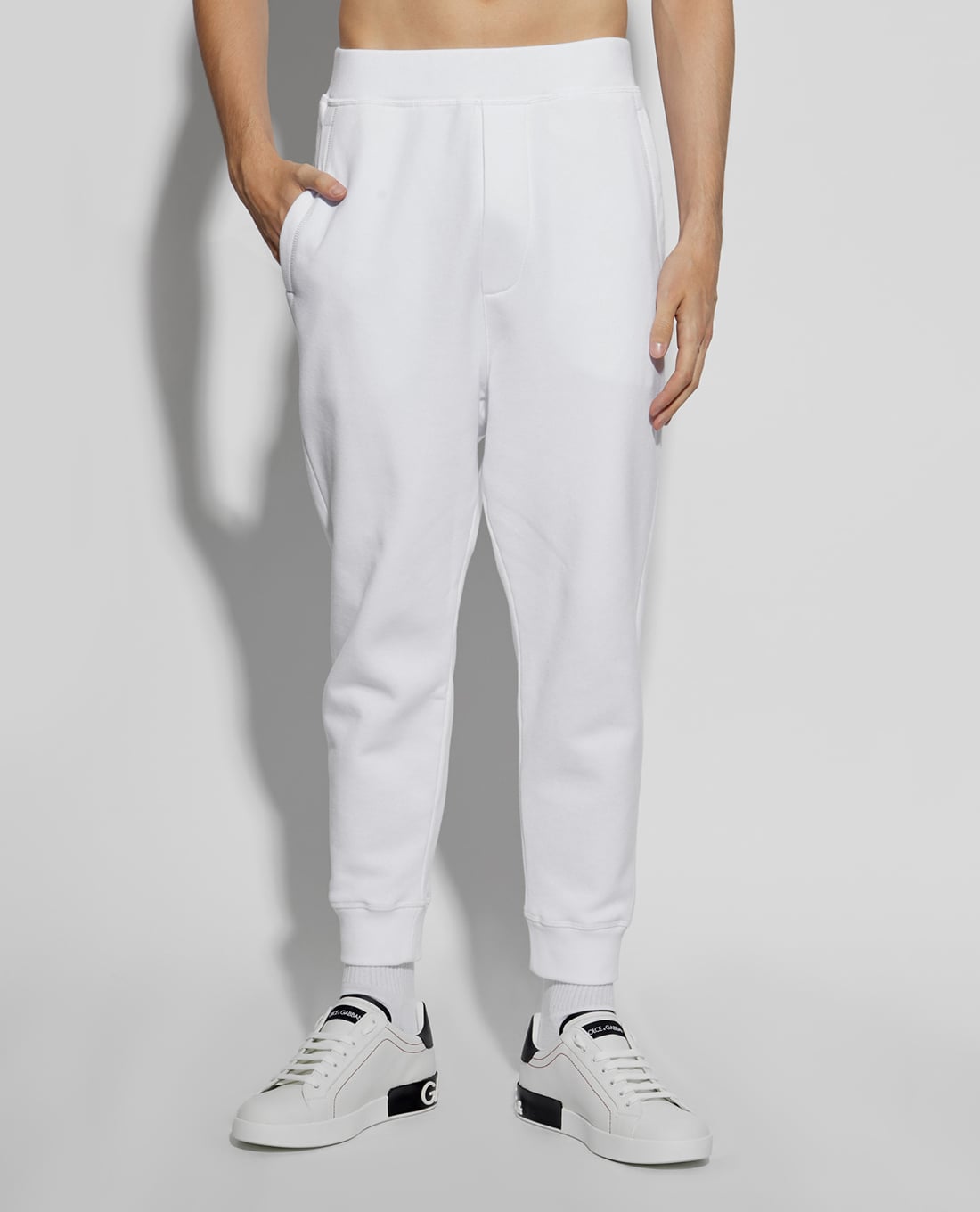 DSQUARED2 - Quần jogger nam lưng thun phối logo