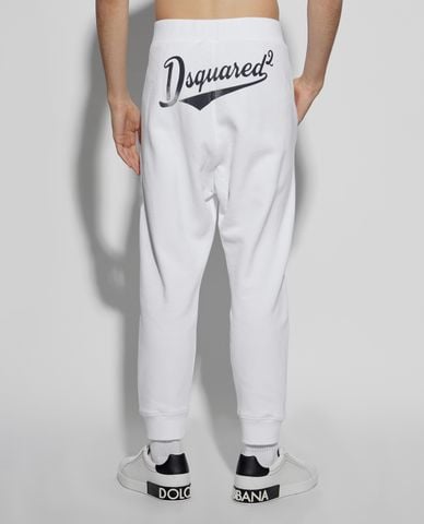  DSQUARED2 - Quần jogger nam lưng thun phối logo 