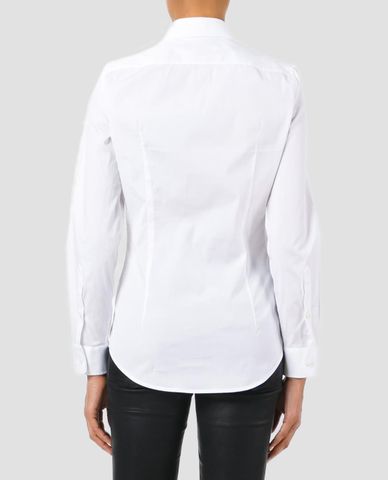  DSQUARED2 - Áo sơ mi nữ tay dài Logo Patch 