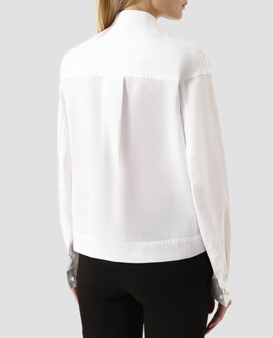  DSQUARED2 - Áo kiểu nữ tay dài phối họa tiết trái tim 