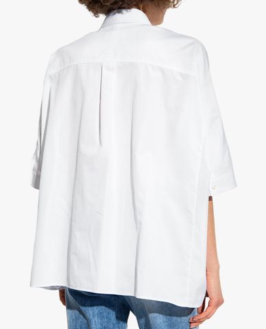  DSQUARED2 - Áo sơ mi nữ cổ bẻ tay ngắn thời trang 