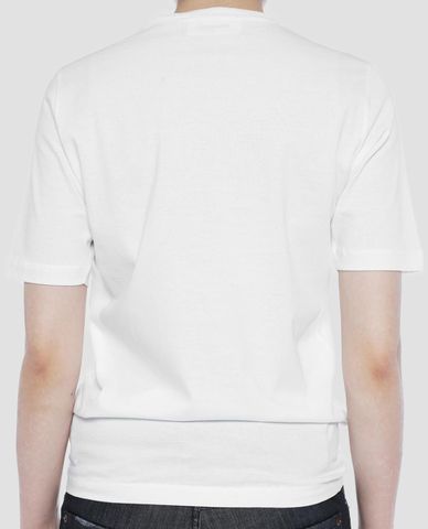  DSQUARED2 - Áo thun nữ cổ tròn họa tiết cắt ghép 