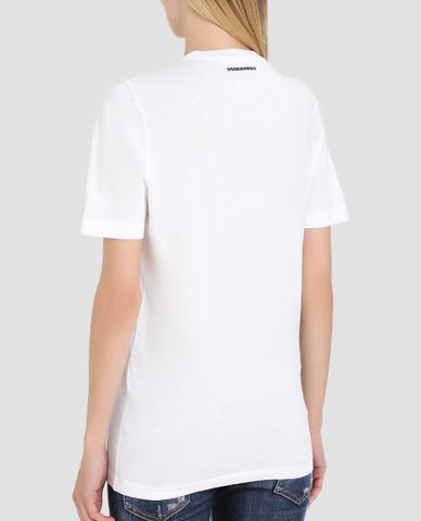  DSQUARED2 - Áo thun nữ họa tiết võ sĩ sóc 