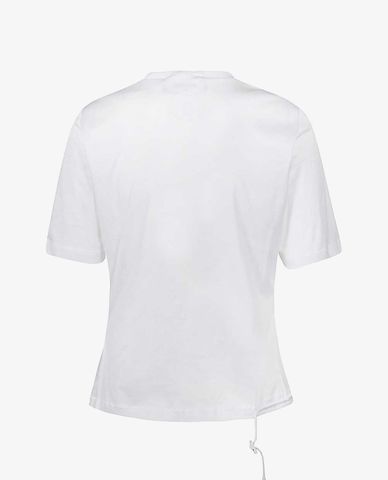  DSQUARED2 - Áo thun nữ ngắn tay cổ tròn Asymmetrical Hem Jersey 