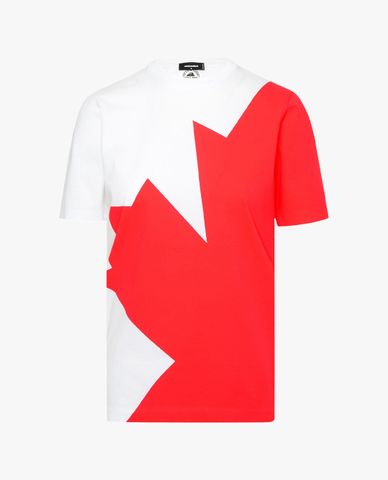  DSQUARED2 - Áo thun nữ ngắn tay cá tính Megaleaf 