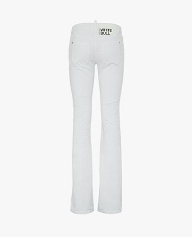  DSQUARED2 - Quần jeans nữ ống loe Dyed Medium 