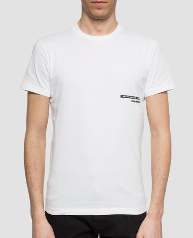  DSQUARED2 - Áo thun nam ngắn tay cổ tròn Mert And Marcus 