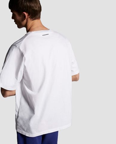  DSQUARED2 - Áo thun nam ngắn tay cổ tròn Mert & Marcus 1994 