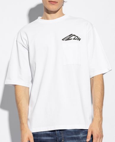  DSQUARED2 - Áo thun nam cổ tròn tay ngắn Icon New Generation 