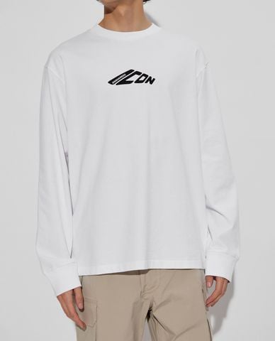  DSQUARED2 - Áo thun nam cổ tròn tay dài Icon 