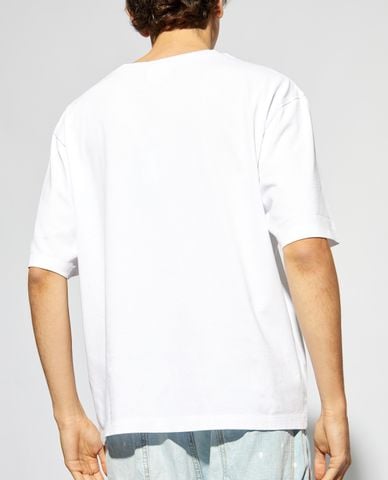  DSQUARED2 - Áo thun nam cổ tròn tay ngắn năng động 