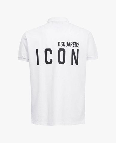  DSQUARED2 - Áo polo nam cổ bẻ tay ngắn trẻ trung Tennis 