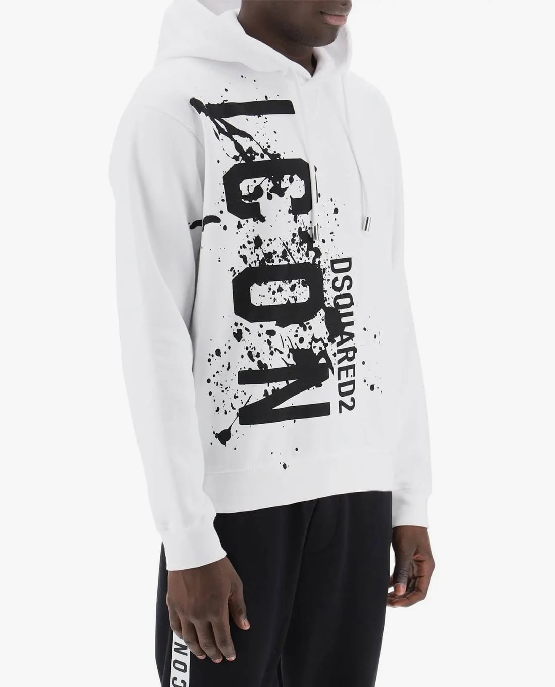 DSQUARED2 - Áo hoodie nam in logo Icon Splash Cool Fit