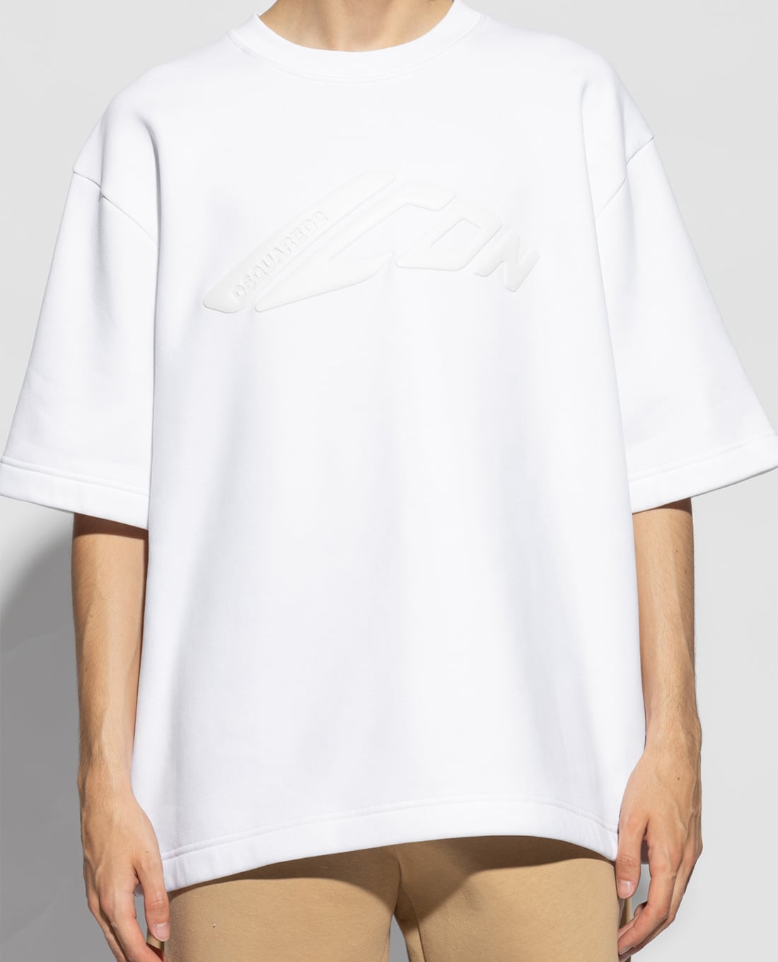 DSQUARED2 - Áo thun nam cổ tròn tay ngắn phối logo