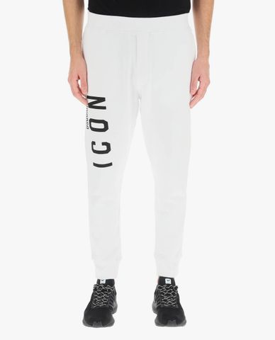  DSQUARED2 - Quần jogger nam lưng thun Icon Logo 