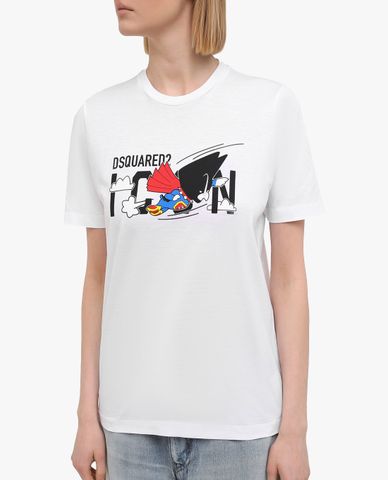  DSQUARED2 - Áo thun nữ ngắn tay Icon Super 