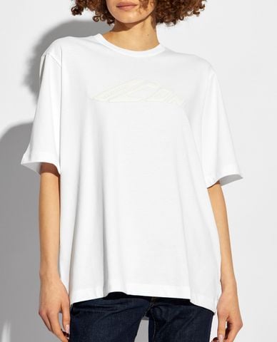  DSQUARED2 - Áo thun nữ cổ tròn tay ngắn năng động 