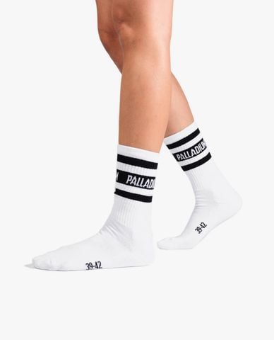  PALLADIUM - Vớ unisex cổ cao kẻ sọc 