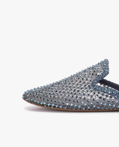  LE SILLA - Giày mules đế bệt đính kim tuyến Sabot Gilda 