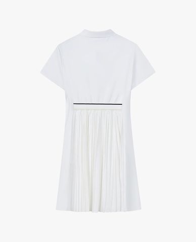  K-SWISS - Đầm mini cổ trụ phối zip 