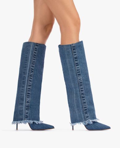  LE SILLA - Giày boots cao gót nữ mũi nhọn Stivale Andy 