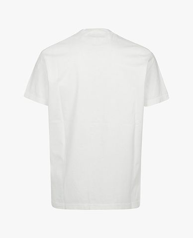  DSQUARED2 - Áo thun nam cổ tròn tay ngắn phối logo nổi bật 