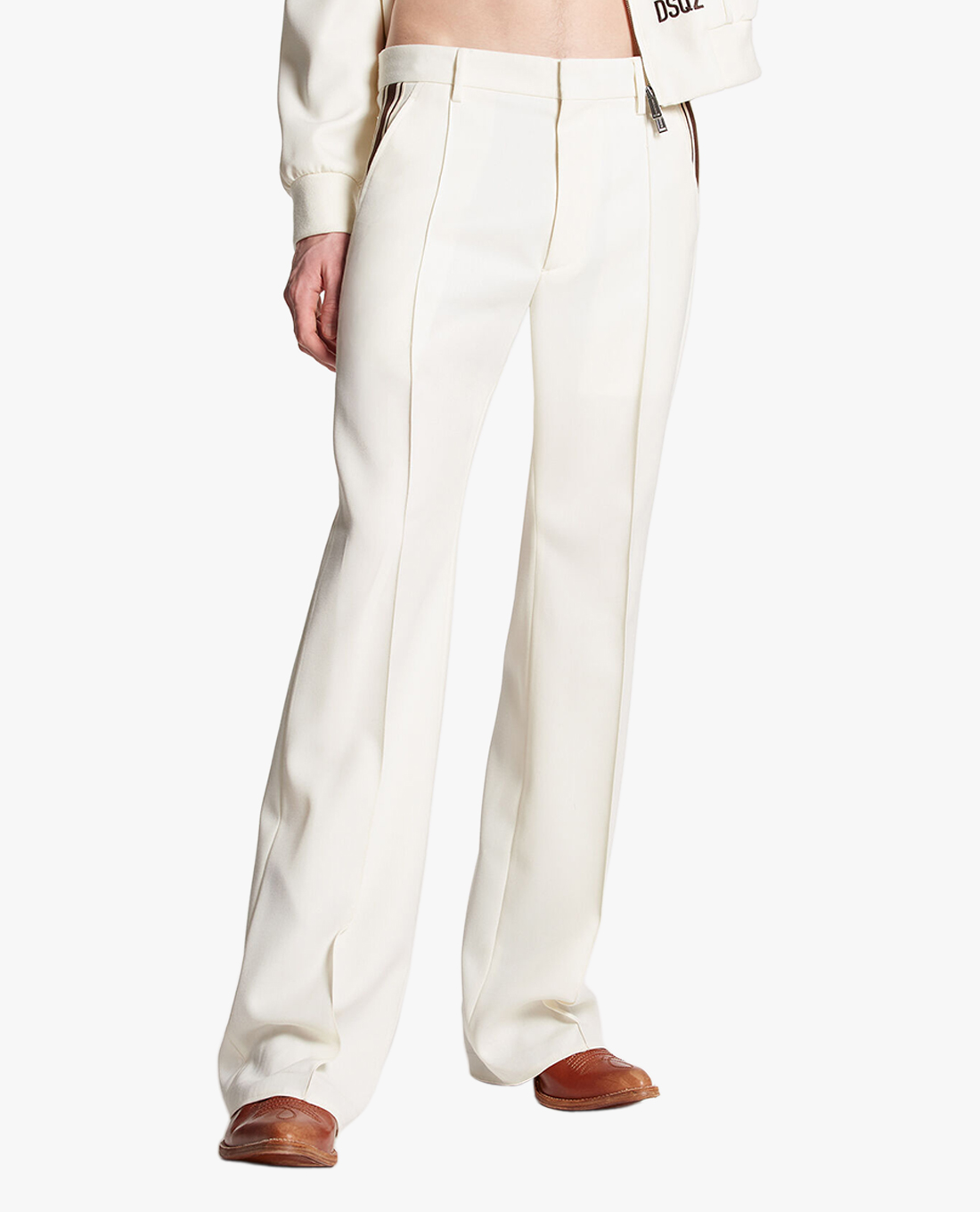 DSQUARED2 - Quần nam ống đứng Tailored Track Slouch