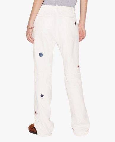  DSQUARED2 - Quần kiểu nữ phom suông hiện đại Monster Roadie 