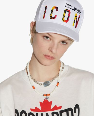  DSQUARED2 - Nón bóng chày nam thời trang Icon Sunset 