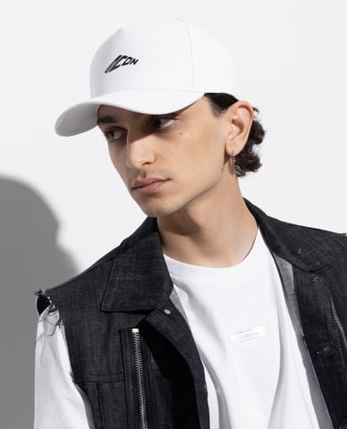  DSQUARED2 - Nón bóng chày nam in logo thời trang 