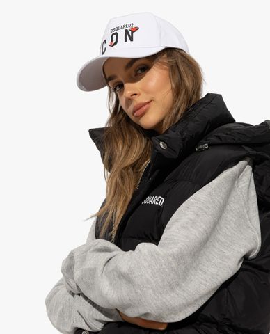  DSQUARED2 - Nón bóng chày nữ Icon Mini Hearts 