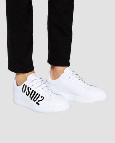  DSQUARED2 - Giày Sneaker nam phối dây buộc 