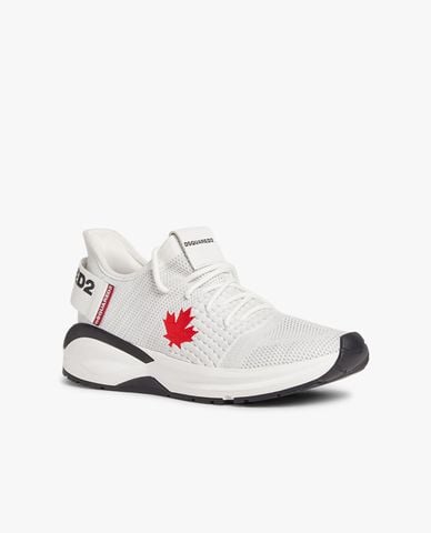  DSQUARED2 - Giày sneakers nam cổ thấp phối logo hiện đại 