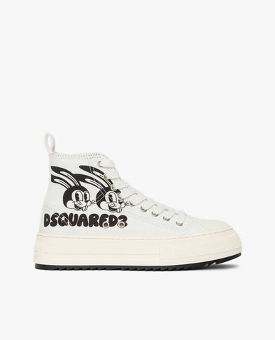  DSQUARED2 - Giày sneakers nữ cổ cao Lace Up 