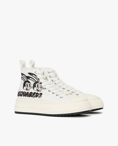  DSQUARED2 - Giày sneakers nữ cổ cao Lace Up 