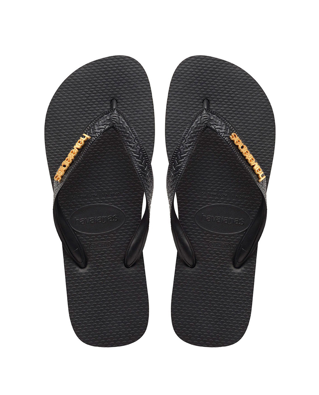 HAVAIANAS - Dép nữ Logo Metallic
