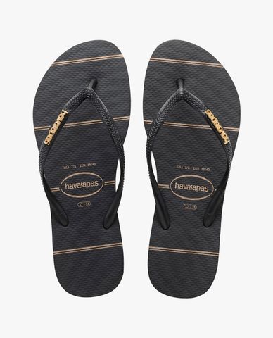  HAVAIANAS - Dép nữ Slim Logo Metallic 