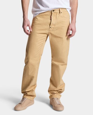  DSQUARED2 - Quần nam ống đứng phom suông phối logo 