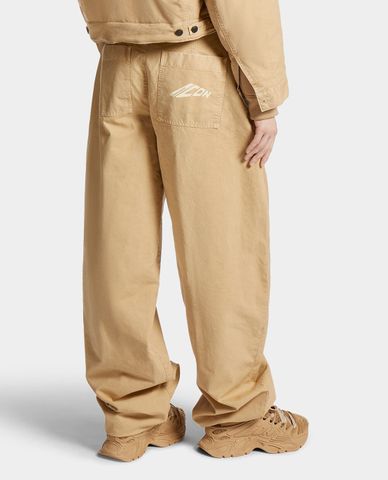  DSQUARED2 - Quần nữ ống rộng lưng cao phối logo 