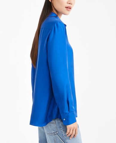  WEEKEND MAX MARA - Áo sơ mi nữ tay dài phom suông hiện đại Vadier 