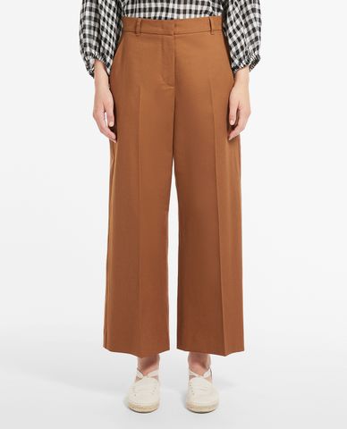  WEEKEND MAX MARA - Quần kiểu nữ ống rộng phom suông Zircone 